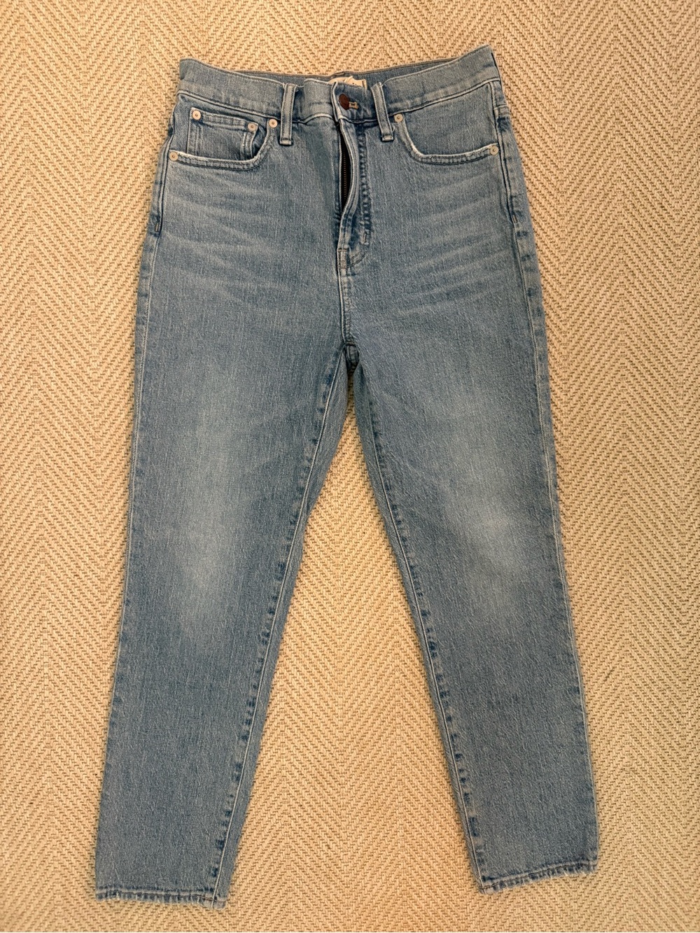 Madewell Slim Straight Light Blue Jeans